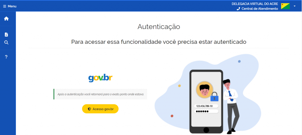 como fazer bo online acre